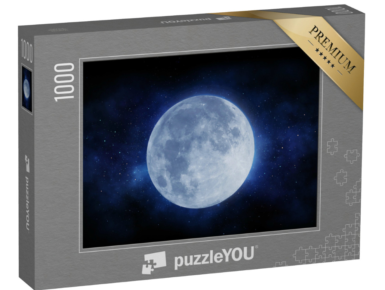 Puzzle 1000 pezzi „La luna e lo spazio esterno“