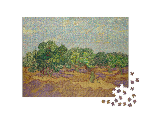 Puzzle 1000 pezzi „Vincent van Gogh - Alberi di ulivo“