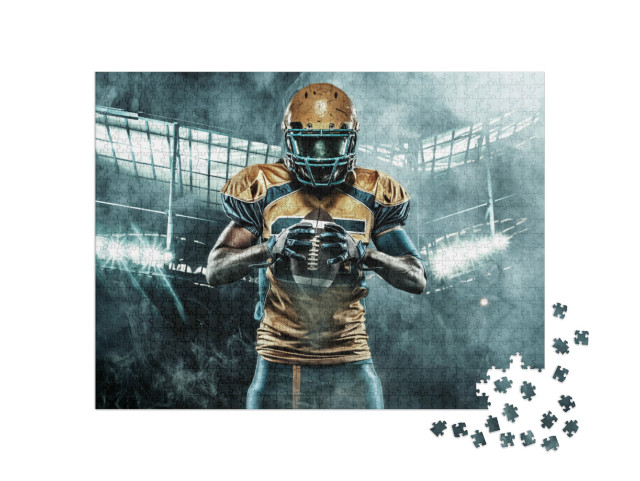 Puzzle 1000 pezzi „Giocatore di football americano“