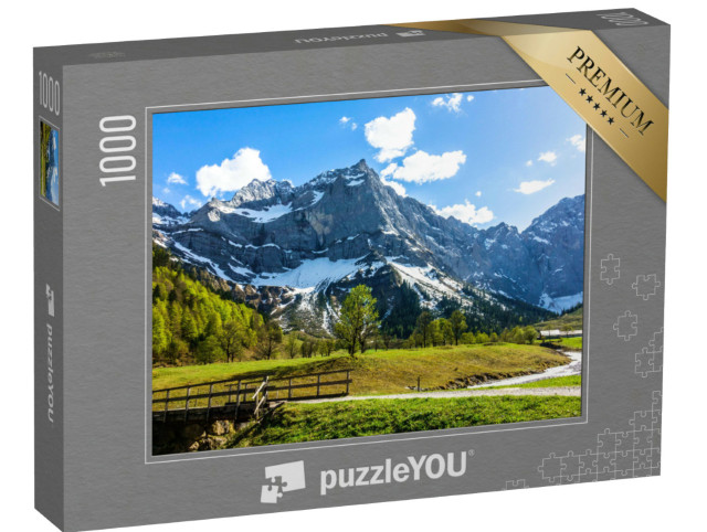 Puzzle 1000 pezzi „La valle Engalm nei monti del Karwendel, Austria“