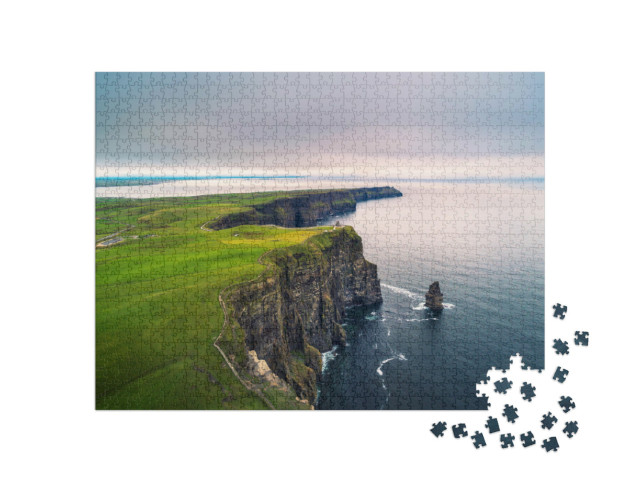 Puzzle 1000 pezzi „Le selvagge scogliere di Moher, Irlanda“