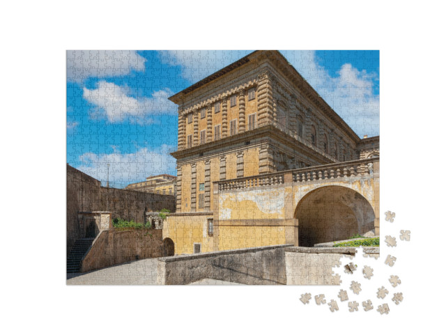 Puzzle 1000 pezzi „Vista di Palazzo Pitti dal Giardino di Boboli“