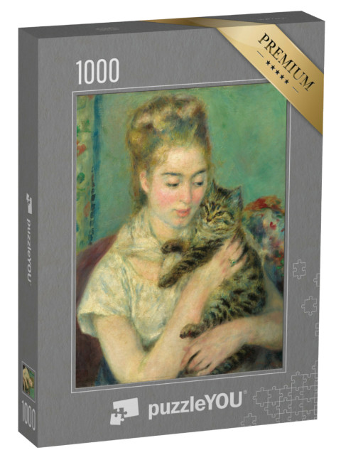Puzzle 1000 pezzi „Auguste Renoir - Donna con gatto“