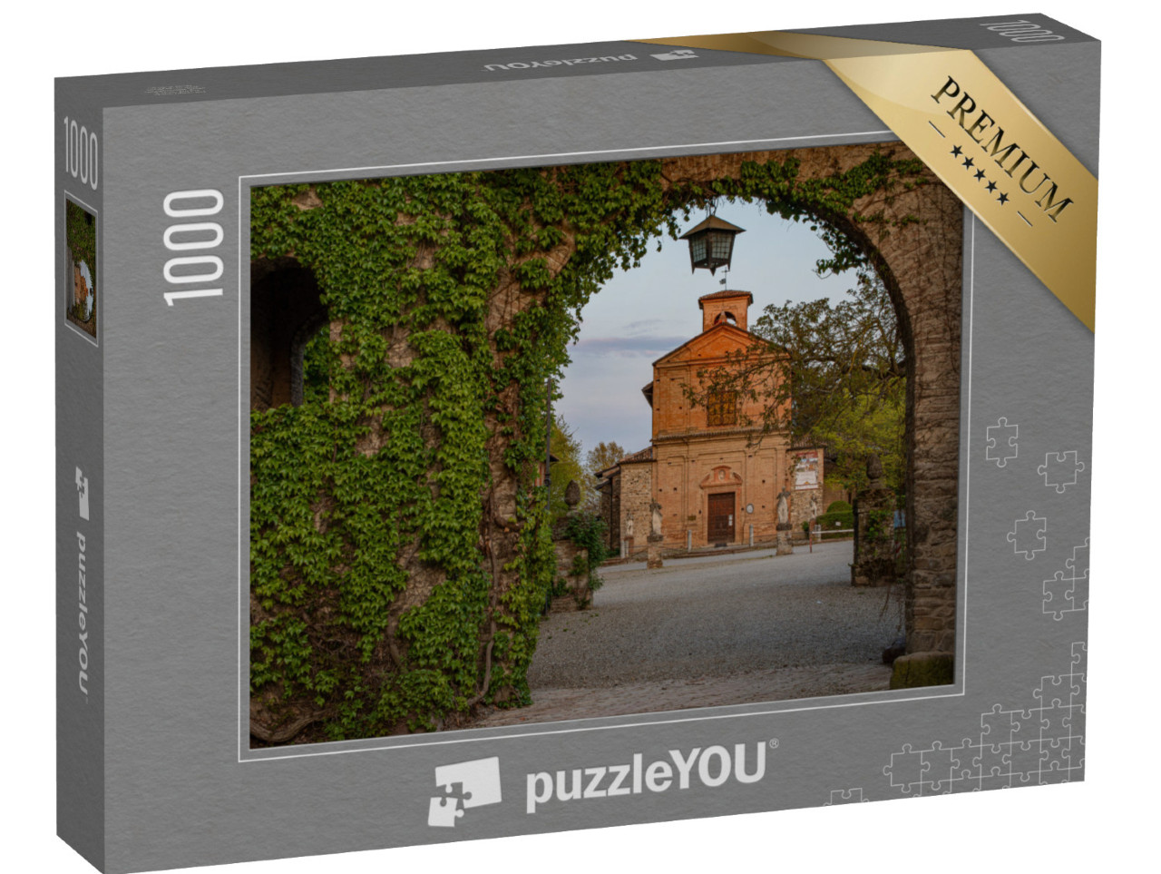 Puzzle 1000 pezzi „Grazzano Visconti, Piacenza - Borgo medievale italiano“