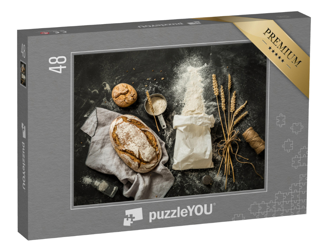 Puzzle 48 pezzi „Pane e farina rustici“