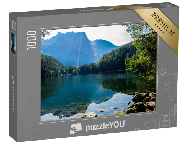 Puzzle 1000 pezzi „Lago di Piburger See nella Ötztal“