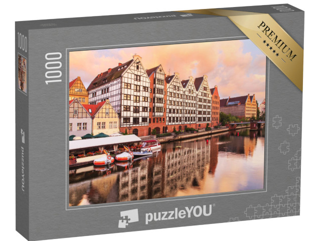 Puzzle 1000 pezzi „Il pittoresco centro storico di Danzica, Polonia“