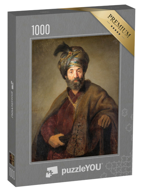 Puzzle 1000 pezzi „Rembrandt - Uomo in costume orientale 2“