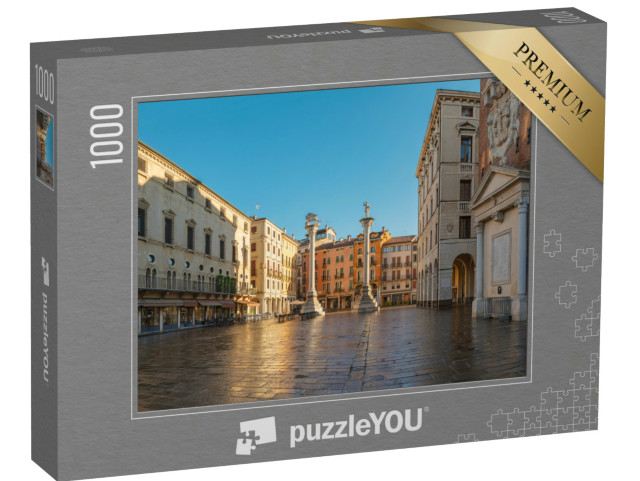 Puzzle 1000 pezzi „Vicenza - Piazza dei Signori al tramonto.“