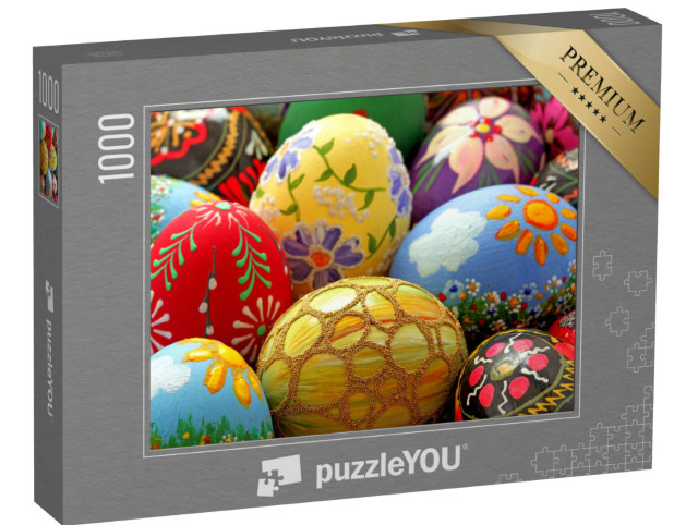 Puzzle 1000 pezzi „Arti e mestieri: uova di Pasqua splendidamente dipinte“
