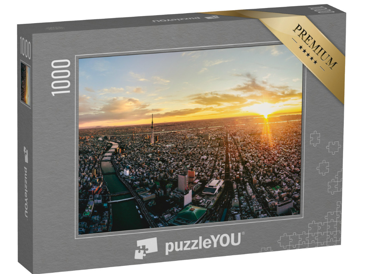 Puzzle 1000 pezzi „Tokyo all'alba, Giappone“