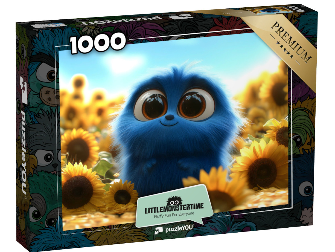 Puzzle 1000 pezzi „LITTLEMONSTERTIME: Sunflower“