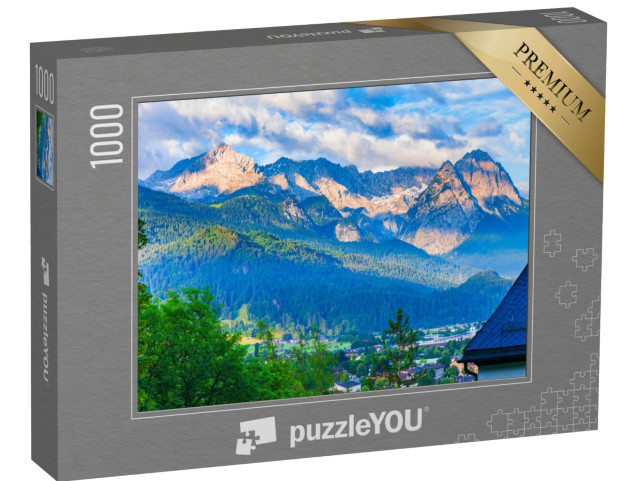 Puzzle 1000 pezzi „Zugspitze e Alpspitze“