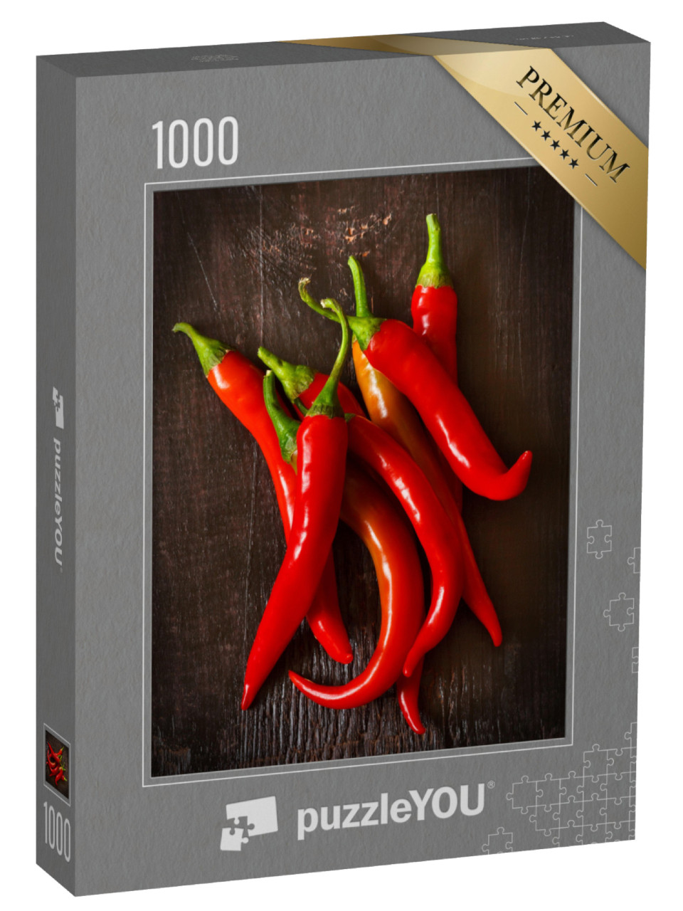 Puzzle 1000 pezzi „Peperoncini rossi“