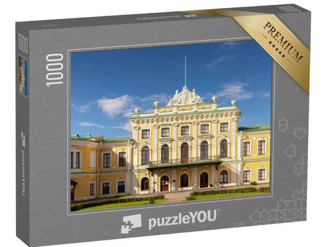 Puzzle 1000 pezzi „Tver: palazzo imperiale itinerante, vista dalle rive del Volga“