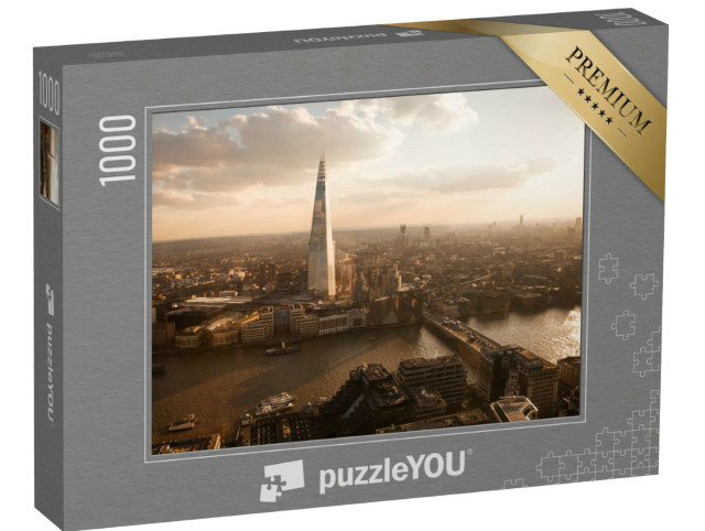 Puzzle 1000 pezzi „Lo skyline di Londra Lo Shard al tramonto“