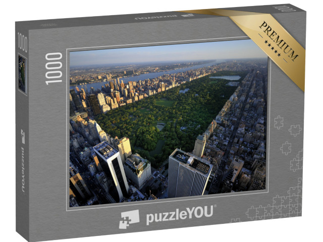 Puzzle 1000 pezzi „Central Park e Manhattan dall'alto, New York“