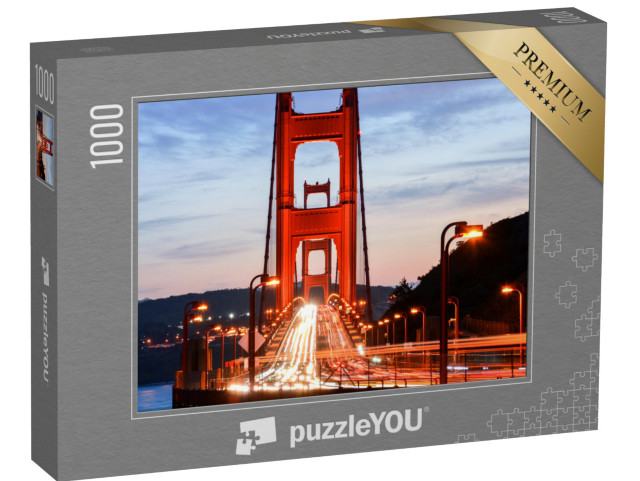 Puzzle 1000 pezzi „Il ponte Golden Gate di notte, San Francisco“