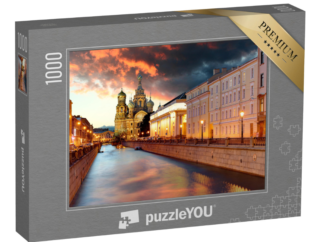 Puzzle 1000 pezzi „Chiesa di San Pietroburgo, Russia“