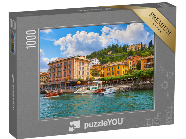 Puzzle 1000 pezzi „Bellagio, Lombardia, Lago di Como, Italia. Famoso villaggio italiano“