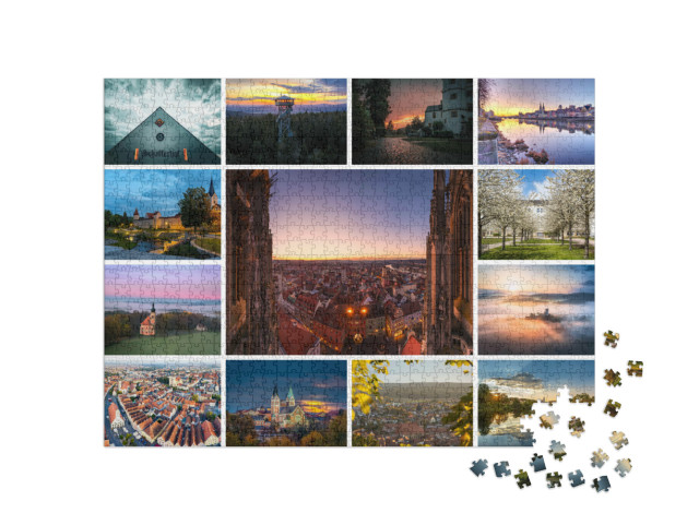 Puzzle 1000 pezzi „Collage Alto Palatinato“