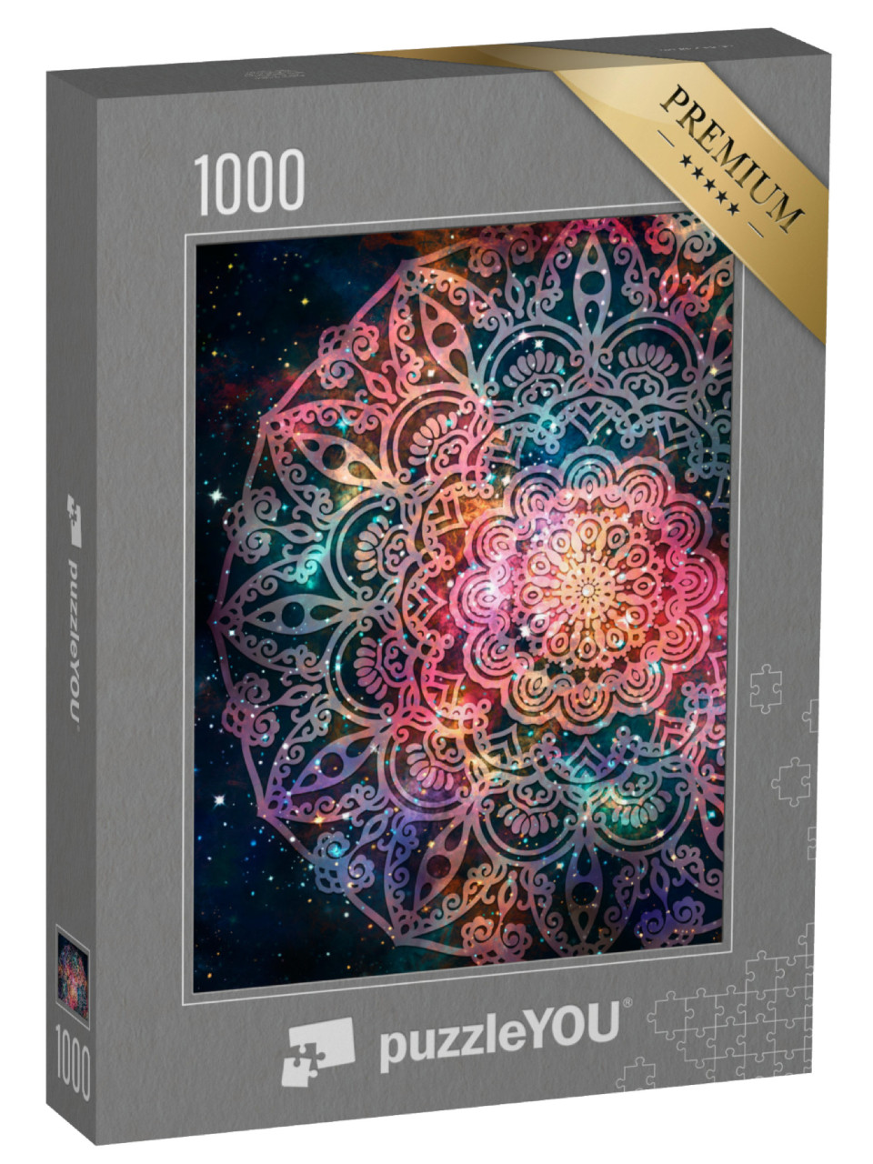 Puzzle 1000 pezzi „Un mandala in una galassia“