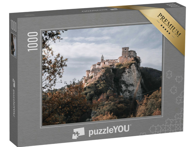 Puzzle 1000 pezzi „Un piccolo borgo medievale a Civitacampomarano, Campobasso, Molise“