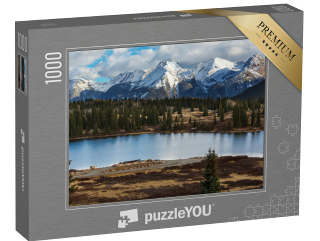 Puzzle 1000 pezzi „Paesaggio montano nelle Montagne Rocciose del Colorado, USA“