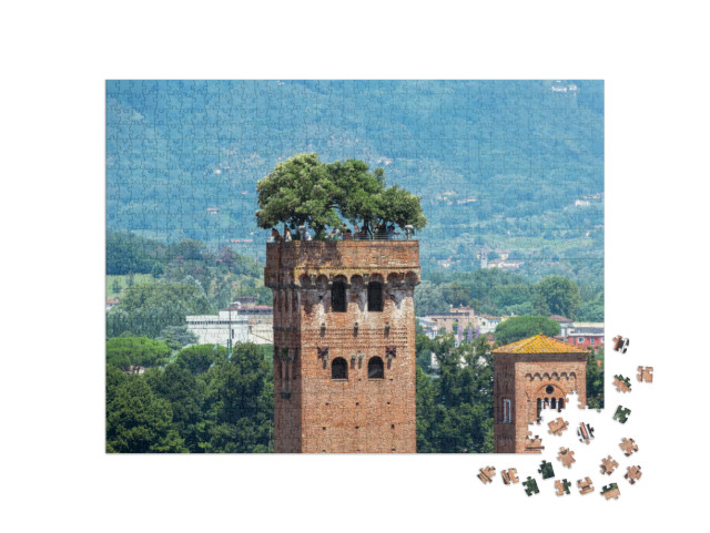 Puzzle 1000 pezzi „Torre Guinigi a Lucca, Italia“