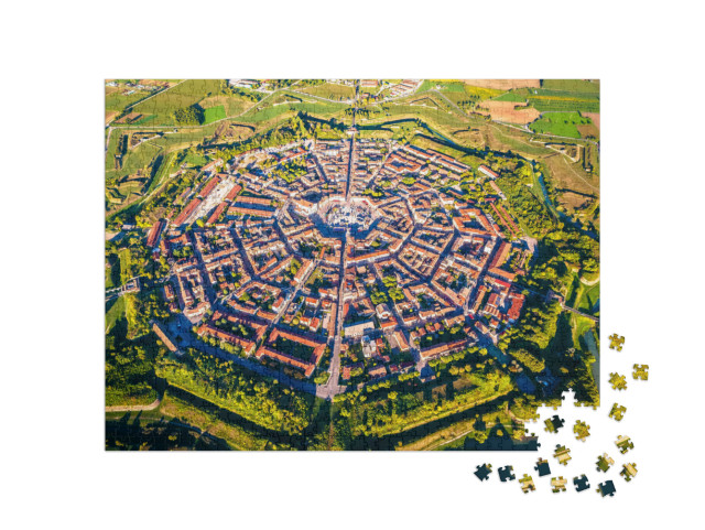 Puzzle 1000 pezzi „Palmanova, Patrimonio dell'Umanità dell'UNESCO nella regione Friuli Venezia Giulia“