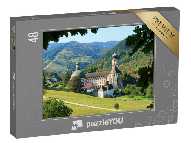Puzzle 48 pezzi „Foresta Nera in Germania: un paesaggio meraviglioso“