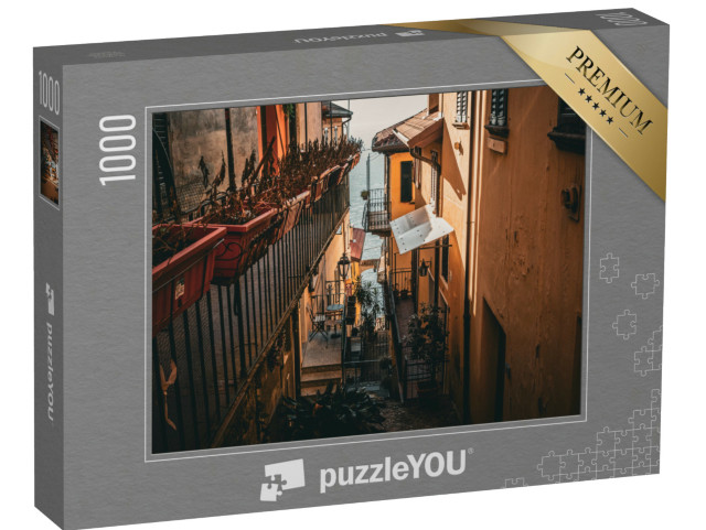 Puzzle 1000 pezzi „Il lago di Como, nel nord Italia, offre panorami mozzafiato con acqua cristallina“