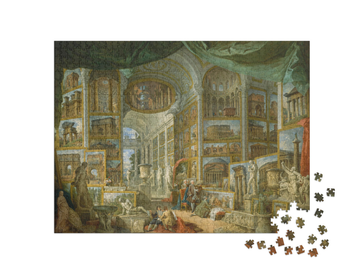 Puzzle 1000 pezzi „Giovanni Paolo Panini - Roma antica“