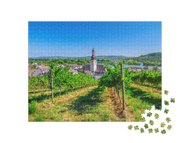 Puzzle 1000 pezzi „Rüdesheim sul Reno, Germania“