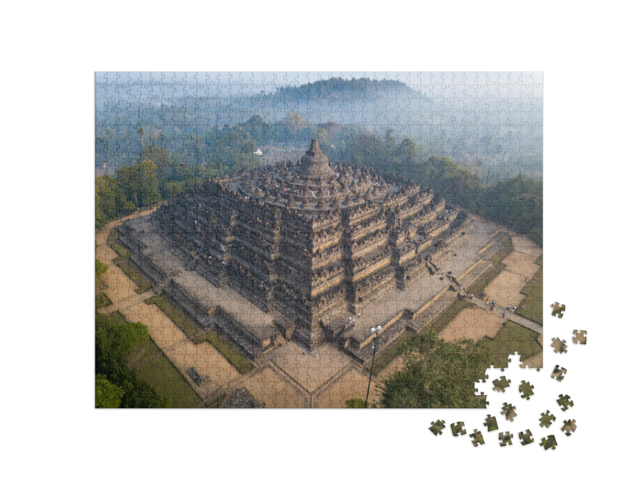 Puzzle 1000 pezzi „Borobudur“