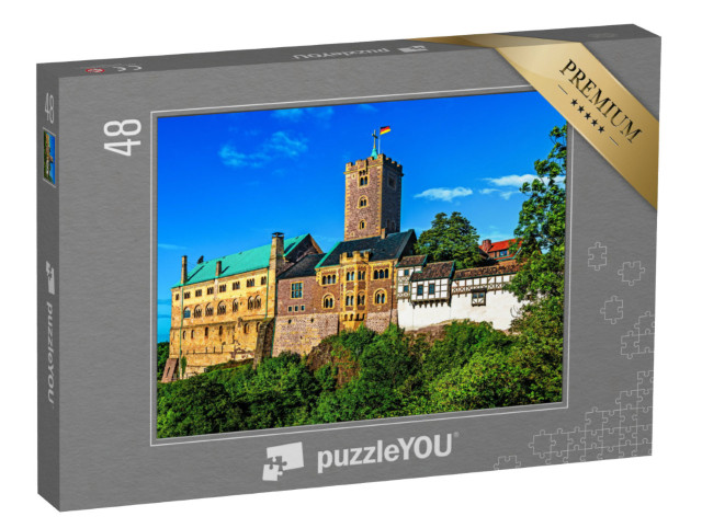 Puzzle 48 pezzi „Castello di Wartburg a Eisenach, Turingia, Germania“
