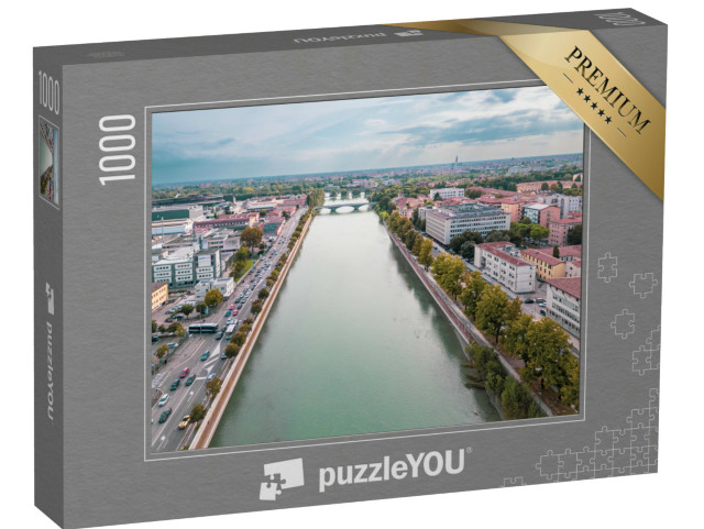 Puzzle 1000 pezzi „Veduta della città di Verona, in Veneto. Conosciuta anche come la città dell'amore“
