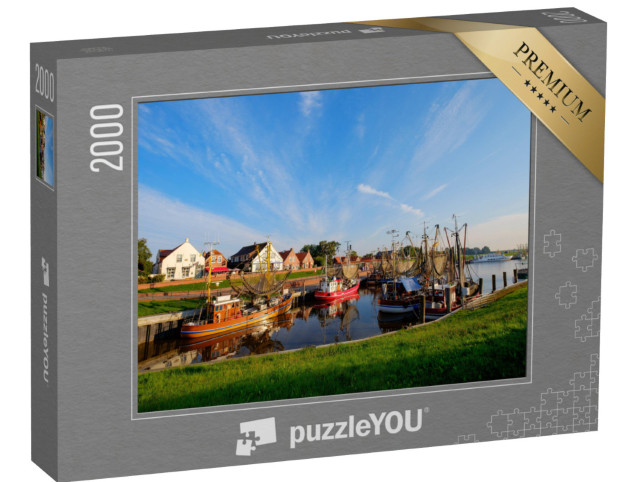 Puzzle 2000 pezzi „Il porto di pesca di Greetsiel, Germania“
