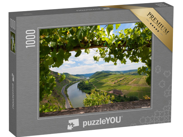 Puzzle 1000 pezzi „Vista panoramica della valle della Mosella in Germania“