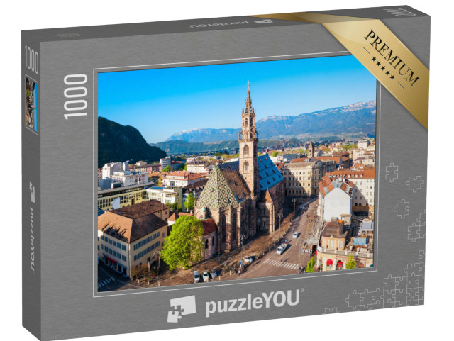 Puzzle 1000 pezzi „Il Duomo di Bolzano nella città di Bolzano, in Alto Adige, Italia“