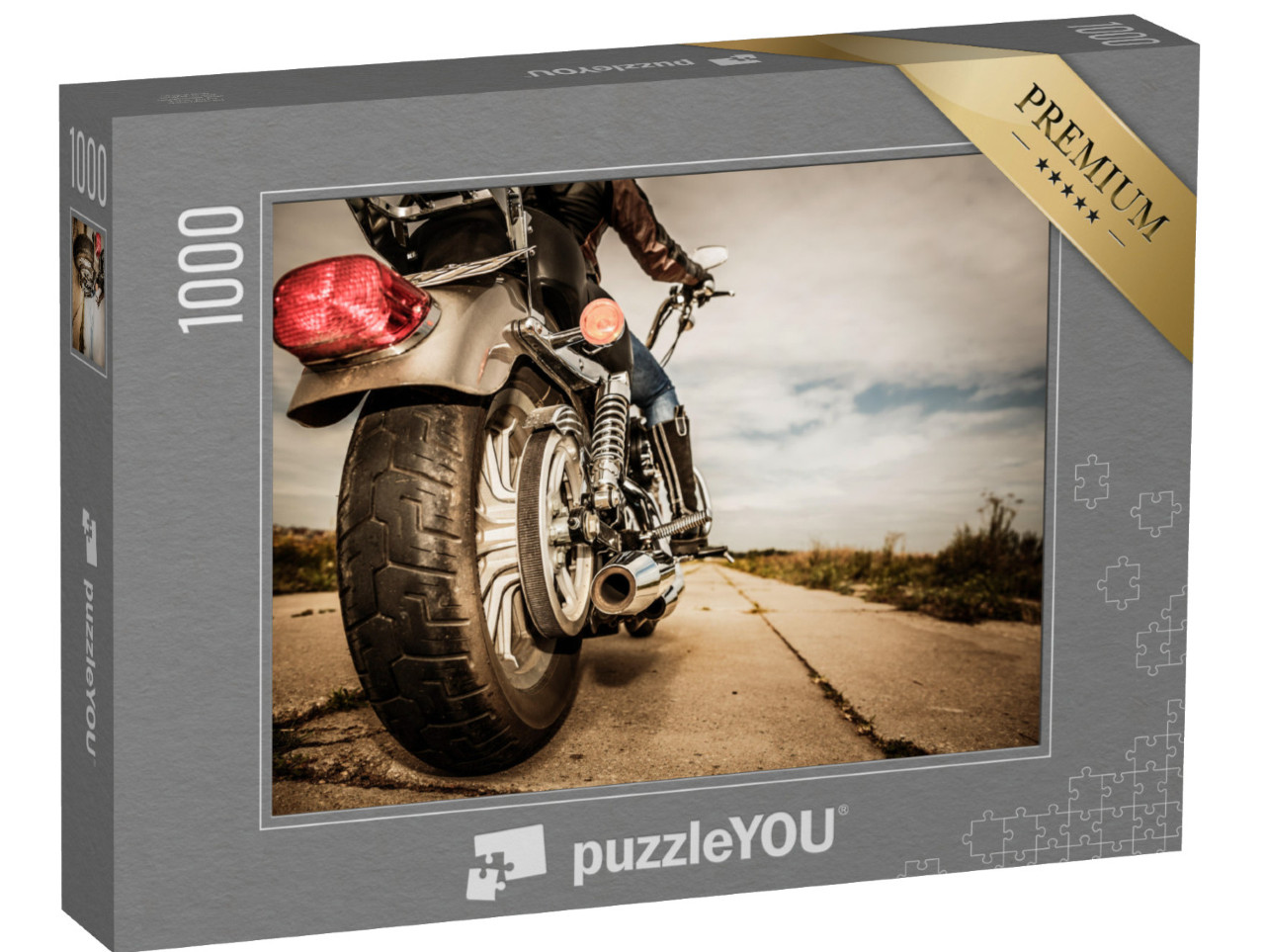 Puzzle 1000 pezzi „In moto, poco prima della partenza“