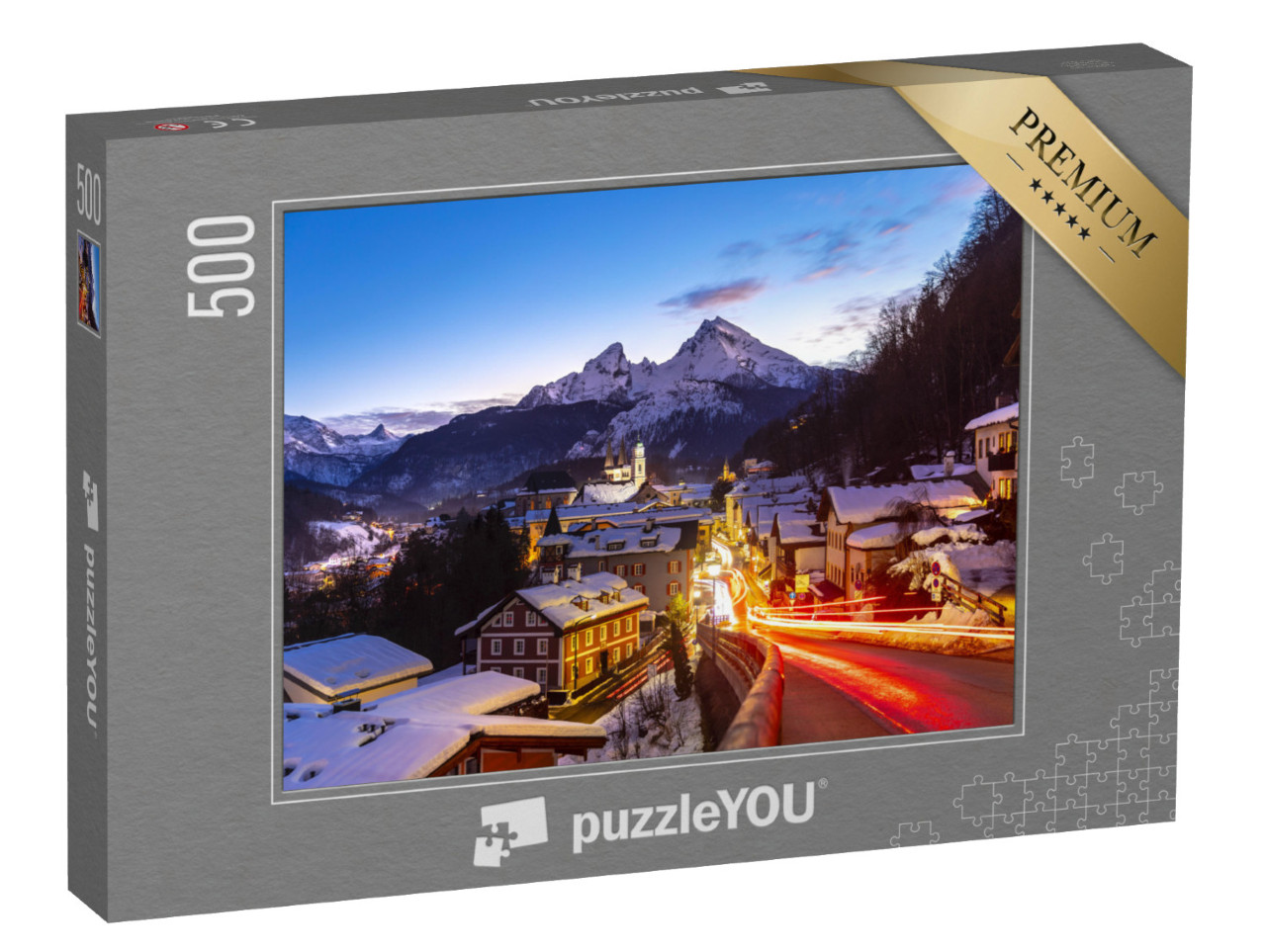 Puzzle 500 pezzi „Berchtesgaden, il Watzmann sullo sfondo“