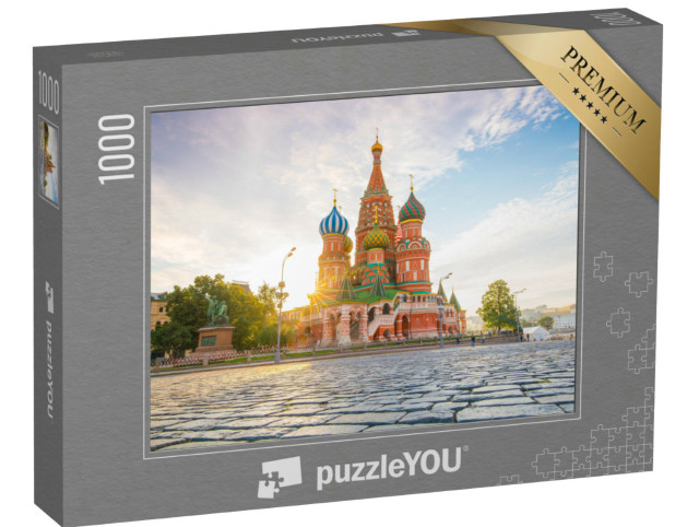 Puzzle 1000 pezzi „La Cattedrale di San Basilio sulla Piazza Rossa di Mosca“