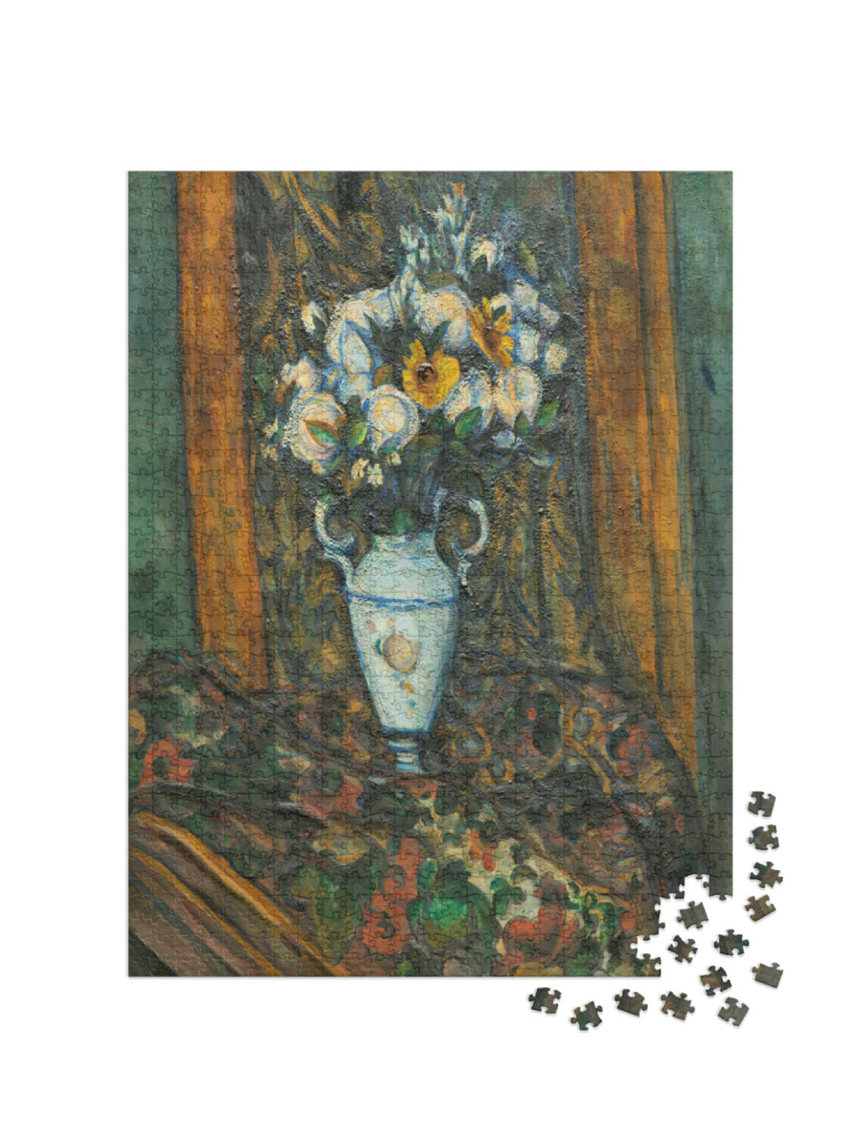 Puzzle 1000 pezzi „Paul Cézanne - Vaso con fiori“