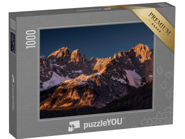 Puzzle 1000 pezzi „Wilder Kaiser al tramonto, Austria“