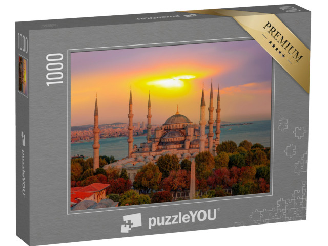 Puzzle 1000 pezzi „La Moschea Blu, Istanbul, Turchia.“