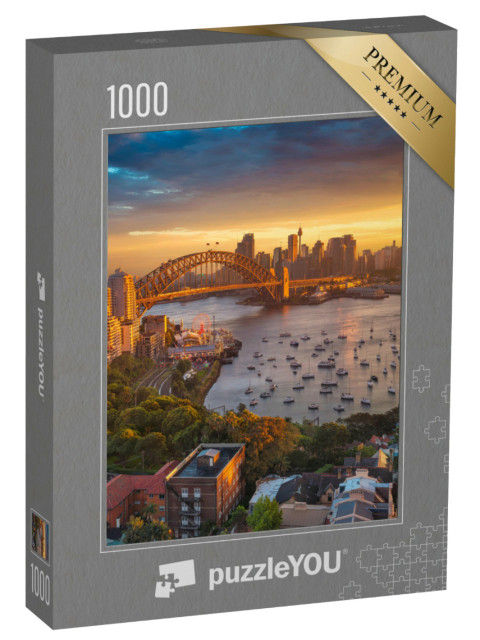 Puzzle 1000 pezzi „Il ponte del porto di Sydney, Australia“