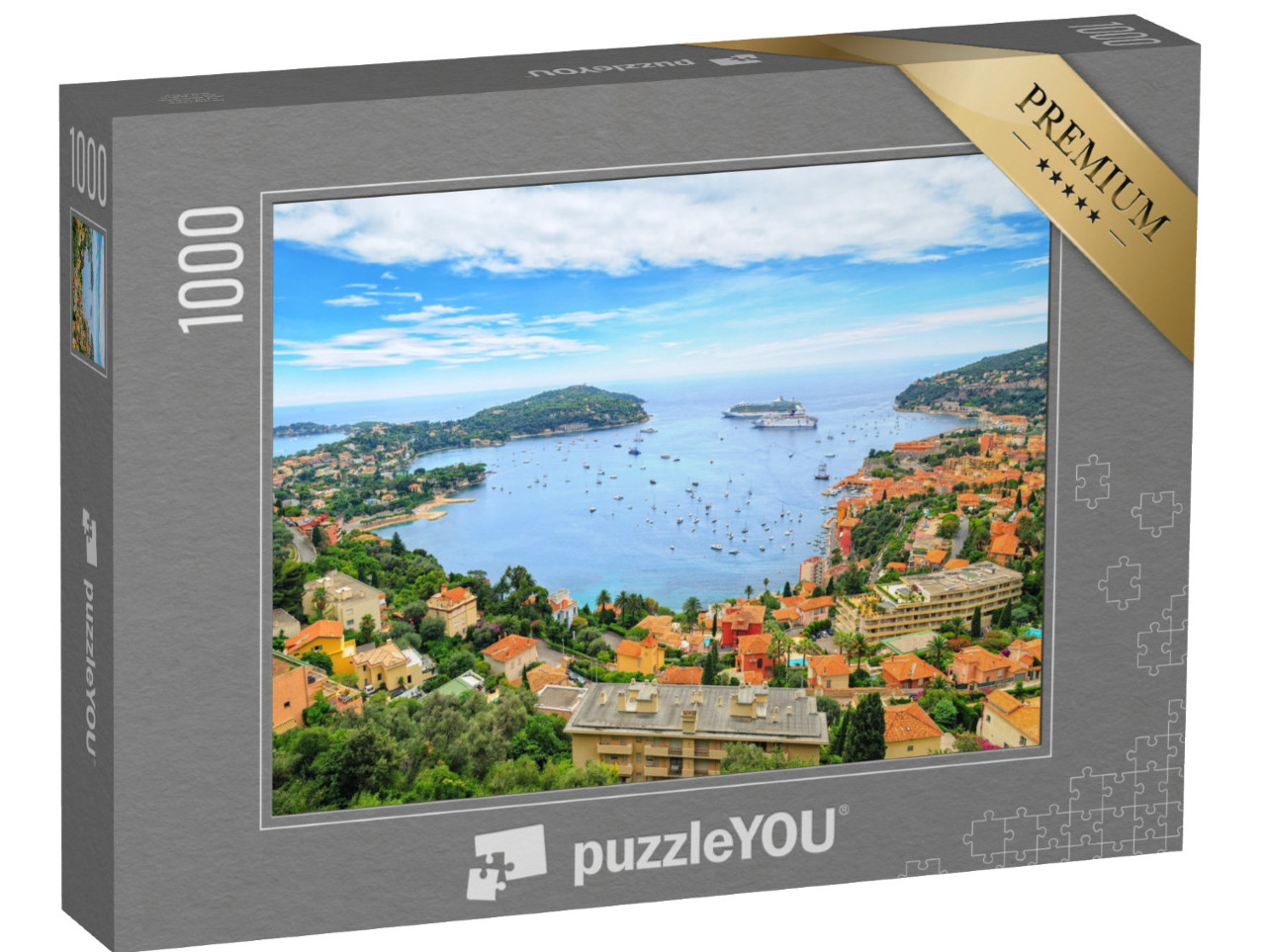 Puzzle 1000 pezzi „Costa Azzurra, vicino a Nizza, Francia“