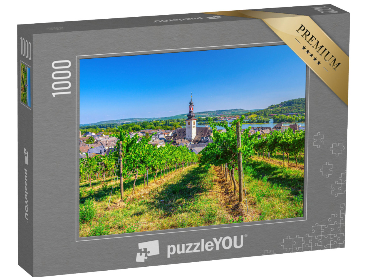 Puzzle 1000 pezzi „Rüdesheim sul Reno, Germania“