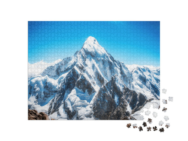 Puzzle 1000 pezzi „Vetta dell'Everest, Parco Nazionale del Nepal“